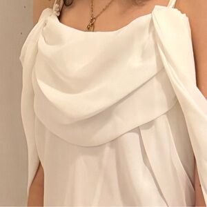 Elegant White Evening Gown